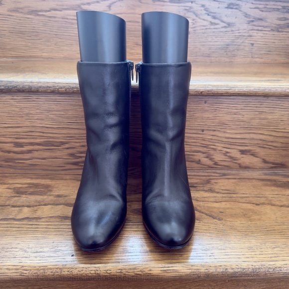 Vince Wedge Bootie Black Made in Italy 8.5 - Picture 6 of 12